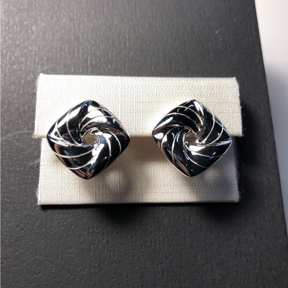 Breuning 925 Sterling Silver Earrings New